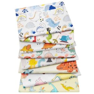 10 Best Quilting Fabrics for Kids Projects That Are Soft and Safe 2 Aubliss 8pcs Fat Quarter Fabric B08DTKS6GY