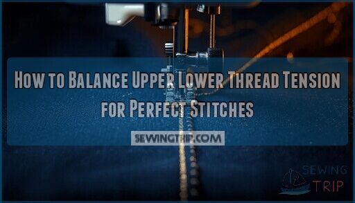 balance upper lower thread tension