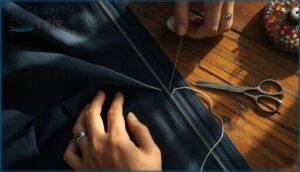 baste the zipper by hand baste the zipper by hand