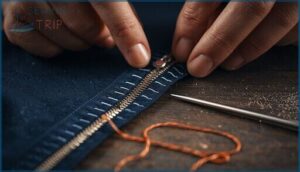 basting for accurate placement basting for accurate placement