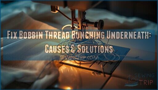 bobbin thread bunching underneath