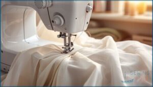 built-in rolled hem capability built-in rolled hem capability