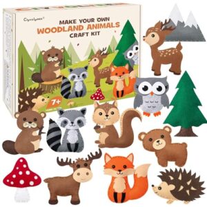 10 Best Sewing Kits for Classrooms (Reviewed for Teachers 2026) 8 CiyvoLyeen Woodland Animals Craft Kit B08BC56MQ8