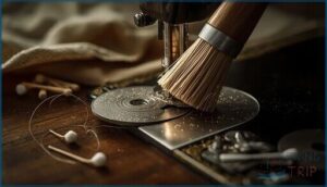 cleaning and maintaining tension discs cleaning and maintaining tension discs