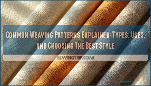 common weaving patterns explained