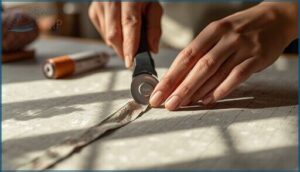 cutting bias tape to length cutting bias tape to length