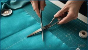 cutting fabric with precision cutting fabric with precision