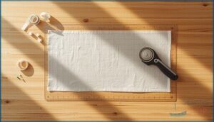 cutting the apron skirt rectangle cutting the apron skirt rectangle