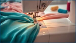 differential feed for fabric control differential feed for fabric control