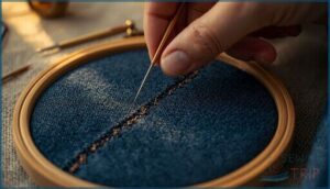 double backstitch method double backstitch method