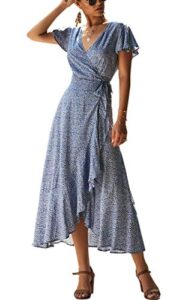 Different Types of Dresses: Find Your Perfect Style & Fit 3 ECOWISH Women's Dresses Bohemian Wrap B07QXCBT8V