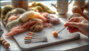 essential needle felting tools and materials essential needle felting tools and materials