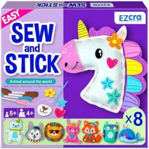 10 Best Sewing Kits for Classrooms (Reviewed for Teachers 2026) 9 EZCRA Unicorn Sewing Kit for B0CXY8JMTK