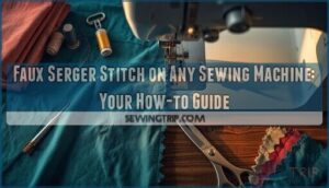 faux serger stitch sewing machine faux serger stitch sewing machine