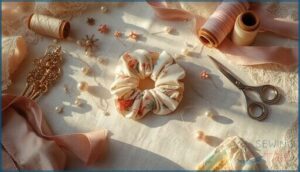 finishing and customizing your scrunchie finishing and customizing your scrunchie