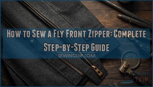 fly front zipper method