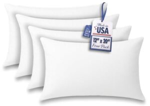 How to Do Pillow Cover Zipper Installation Like a Pro 1 Foamily Throw Pillow Insert 12x20 B07CCYSY6D