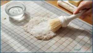 focus on stained or fuzzy areas focus on stained or fuzzy areas