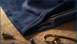 folding and securing the overlap flap folding and securing the overlap flap