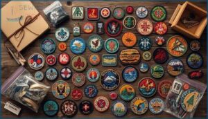 gathering and organizing badges gathering and organizing badges