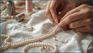 hand sewing methods for delicate or beaded trims hand sewing methods for delicate or beaded trims
