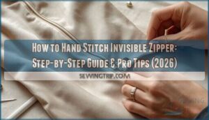 hand stitching invisible zipper hand stitching invisible zipper