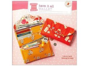 Top 10 Easy Sewing Patterns: Best Online Stores for Beginners 1 Have It All Wallet Sewing B00ARDAZNC