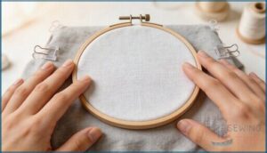 hooping without stretching the garment hooping without stretching the garment