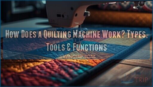 how does a quilting machine work