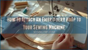 how to attach embroidery hoop to sewing machine how to attach embroidery hoop to sewing machine