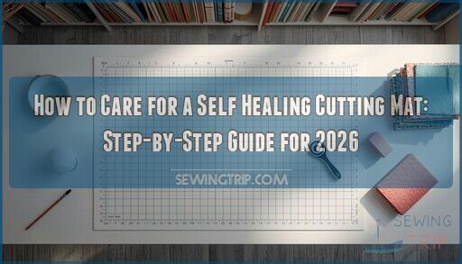 how to care for a self healing cutting mat