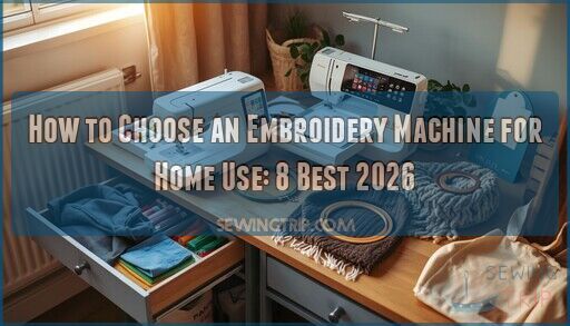 how to choose an embroidery machine for home use
