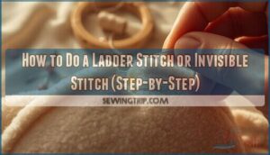 how to do a ladder stitch or invisible stitch how to do a ladder stitch or invisible stitch
