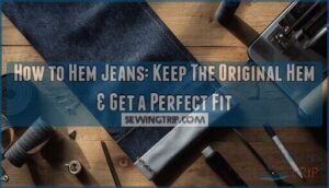 how to hem jeans how to hem jeans
