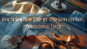 how to sew trim how to sew trim