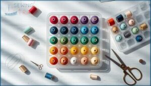 ice cube trays for bobbin and small spool organization ice cube trays for bobbin and small spool organization