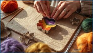 making flat felt shapes making flat felt shapes