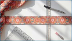 measuring and marking fabric measuring and marking fabric