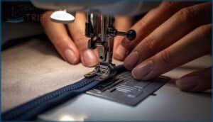 moving the zipper pull for smooth sewing moving the zipper pull for smooth sewing