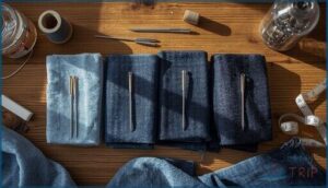 needle size guide by denim weight needle size guide by denim weight