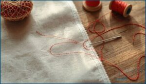 pinning and basting the zipper pinning and basting the zipper