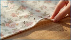 pinning wrong sides together pinning wrong sides together