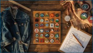 planning your badge display layout planning your badge display layout