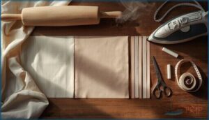 preparing fabric for sewing buttonholes preparing fabric for sewing buttonholes