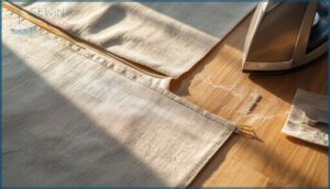 preparing the seam and zipper placement preparing the seam and zipper placement