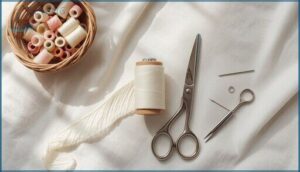 preparing to thread a bobbin preparing to thread a bobbin