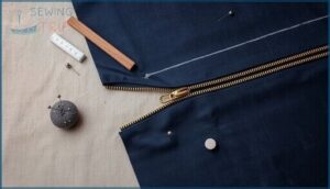 preparing your zipper and fabric preparing your zipper and fabric