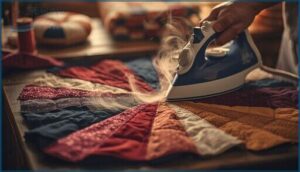 pressing and nesting seams for a flat finish pressing and nesting seams for a flat finish