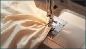 preventing thread bunching during sewing preventing thread bunching during sewing
