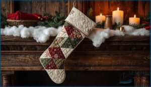 quilted stockings for christmas quilted stockings for christmas